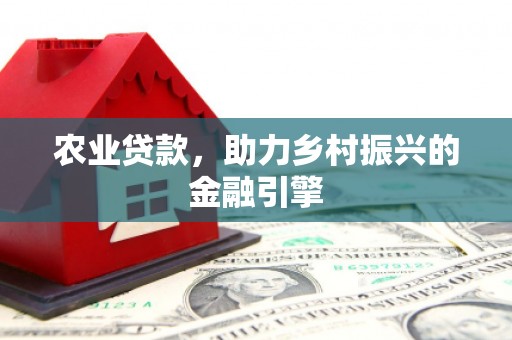 阿合奇农业贷款，助力乡村振兴的金融引擎