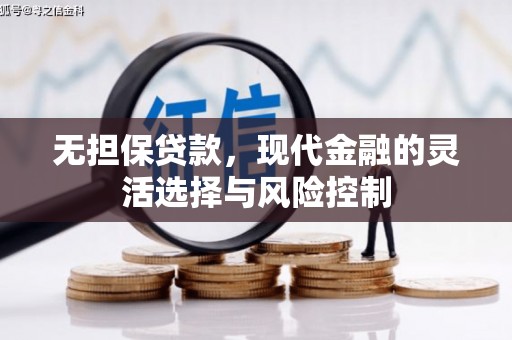 阿合奇无担保贷款，现代金融的灵活选择与风险控制