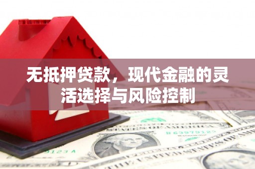 阿合奇无抵押贷款，现代金融的灵活选择与风险控制