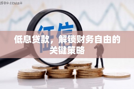 阿合奇低息贷款，解锁财务自由的关键策略