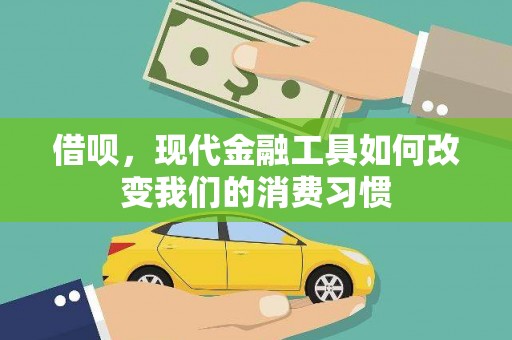 阿合奇借呗，现代金融工具如何改变我们的消费习惯