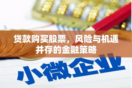 阿合奇贷款购买股票，风险与机遇并存的金融策略