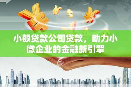 阿合奇小额贷款公司贷款，助力小微企业的金融新引擎