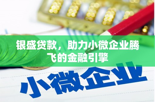 阿合奇银盛贷款，助力小微企业腾飞的金融引擎