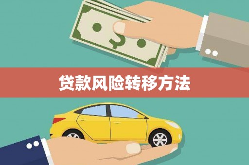 阿合奇贷款风险转移方法