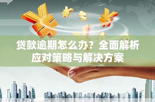 阿合奇贷款逾期怎么办？全面解析应对策略与解决方案