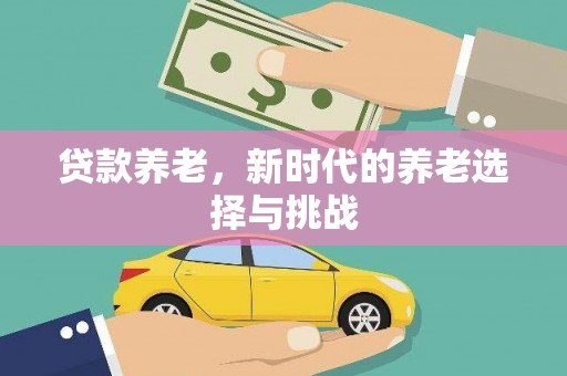 阿合奇贷款养老，新时代的养老选择与挑战