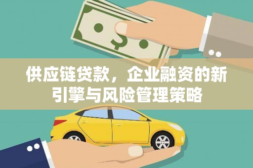 阿合奇供应链贷款，企业融资的新引擎与风险管理策略