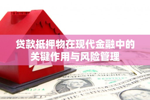 阿合奇贷款抵押物在现代金融中的关键作用与风险管理