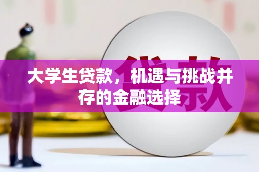 阿合奇大学生贷款，机遇与挑战并存的金融选择