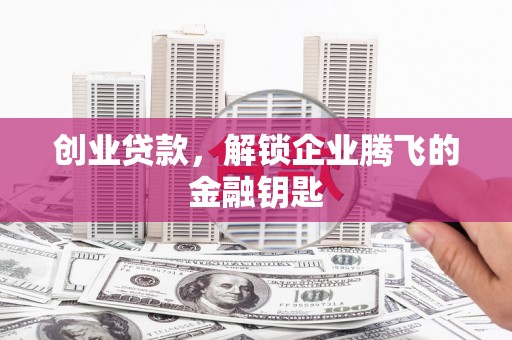 阿合奇创业贷款，解锁企业腾飞的金融钥匙