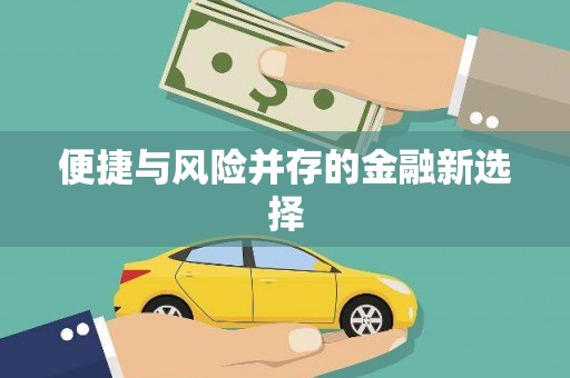 阿合奇便捷与风险并存的金融新选择