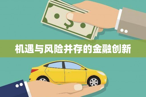 阿合奇机遇与风险并存的金融创新