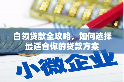阿合奇白领贷款全攻略，如何选择最适合你的贷款方案